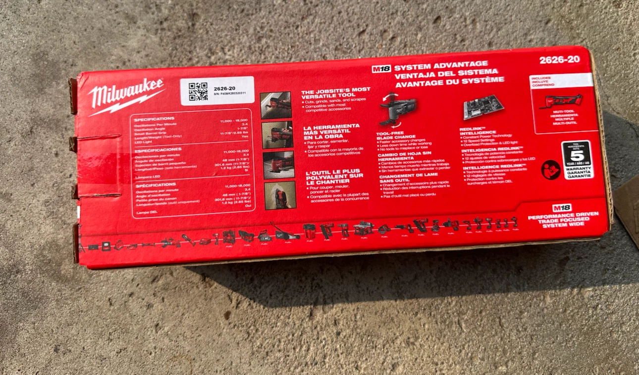 Milwaukee M18 Cordless Multi-Tool 2626-20 - photo 3