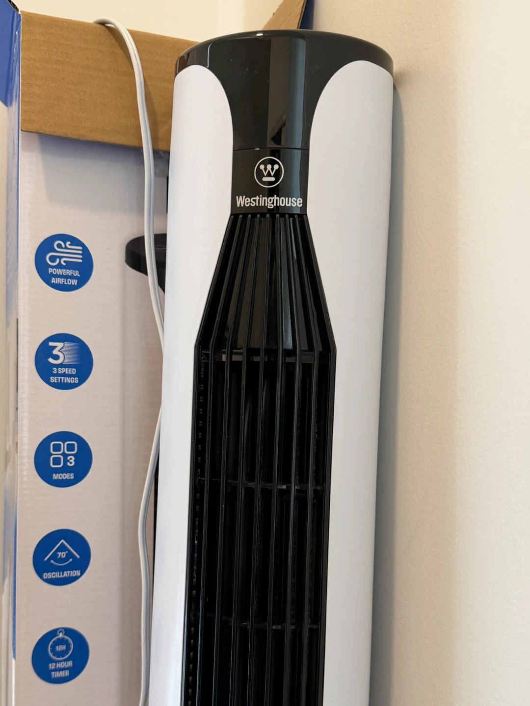 36" Digital Tower Fan with Remote Control - photo 2