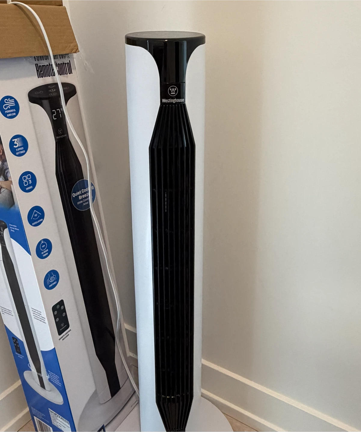 36" Digital Tower Fan with Remote Control - photo 3