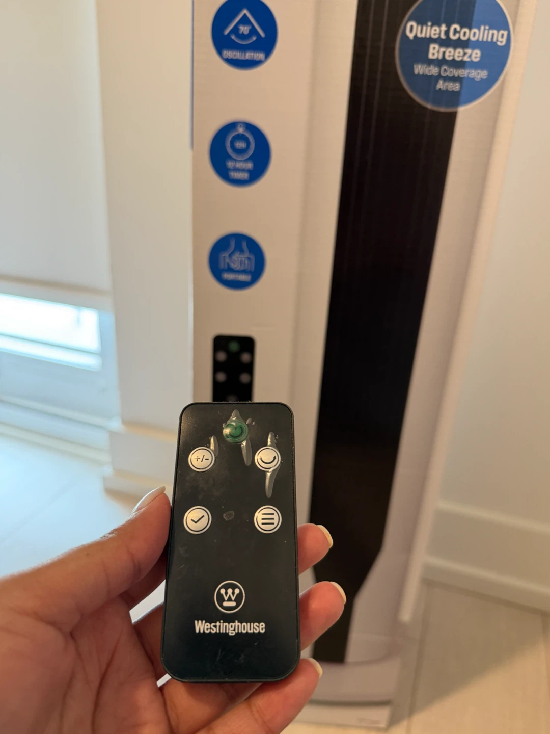 36" Digital Tower Fan with Remote Control - photo 4