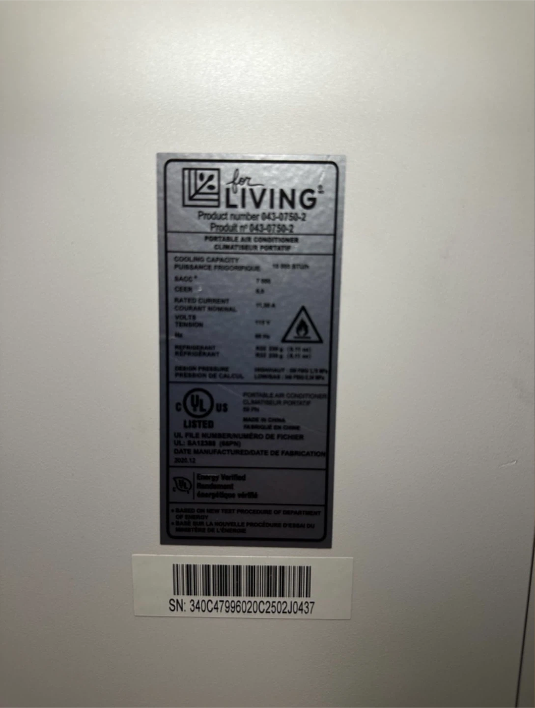 For Living Portable Air Conditioner (Barely Used condition) - photo 5