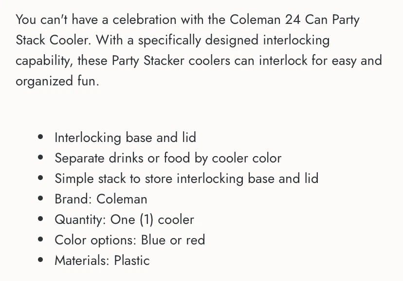 Coleman 24 Can Party Stacker Cooler - photo 2
