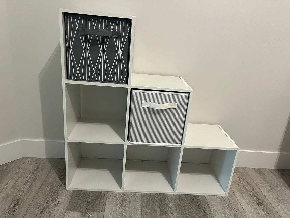 White Cube Storage Organizer
