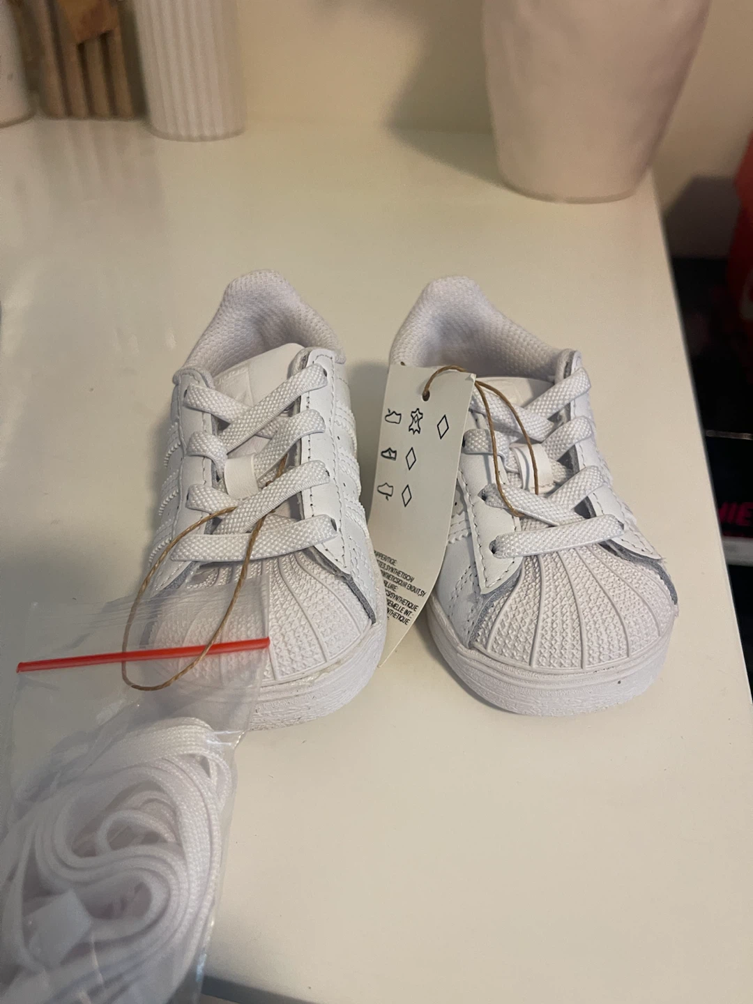 Adidas Superstar EL I Toddler Shoes White