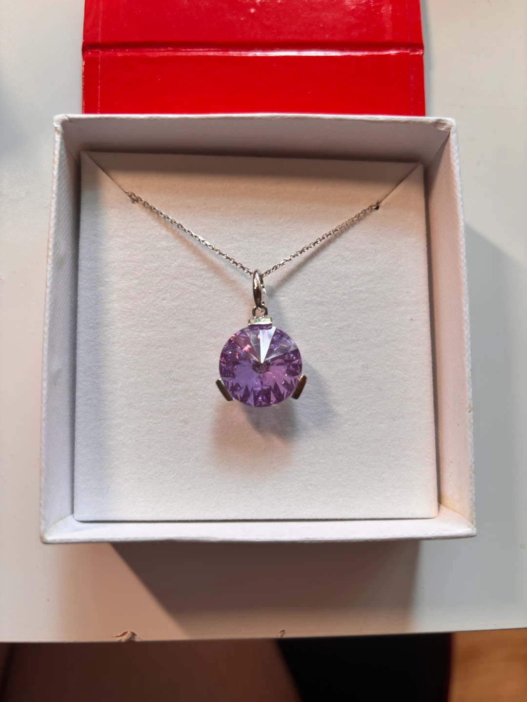 ELLE TIME purple watch + ELLE purple gem necklace - photo 5