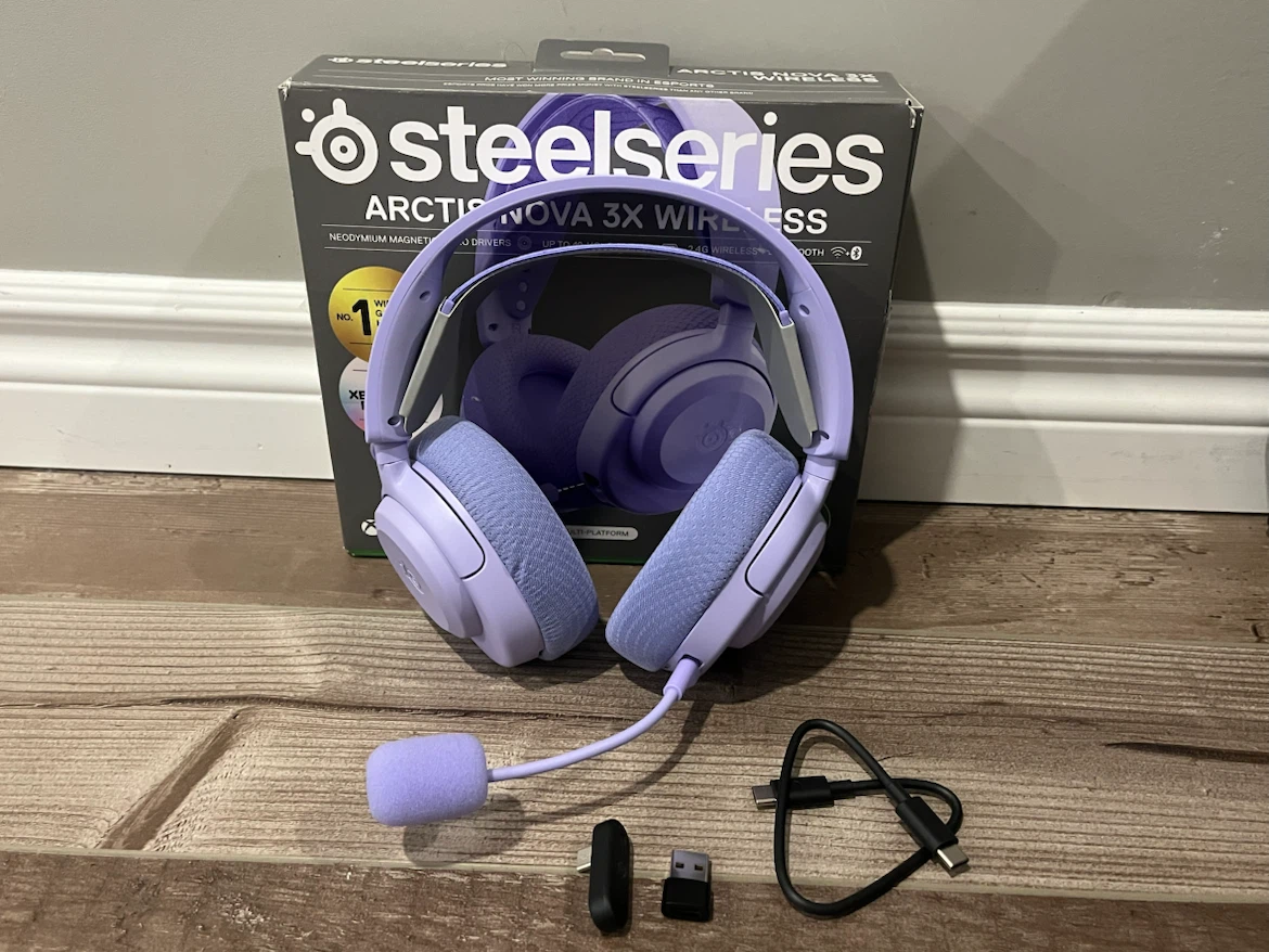 SteelSeries Arctis Nova 3X Wireless Gaming Headset - Purple - photo 2