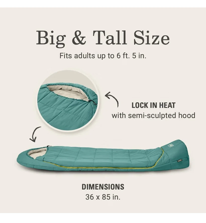 Coleman Big Bay Sleeping Bag - photo 2