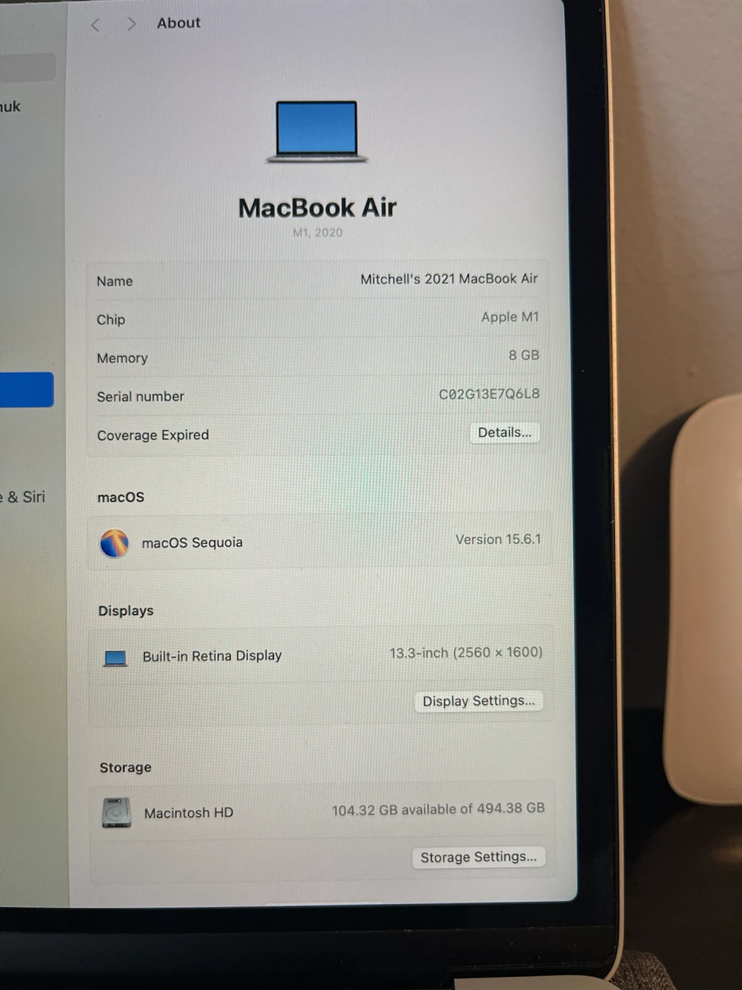 MacBook Air 2021 - photo 2