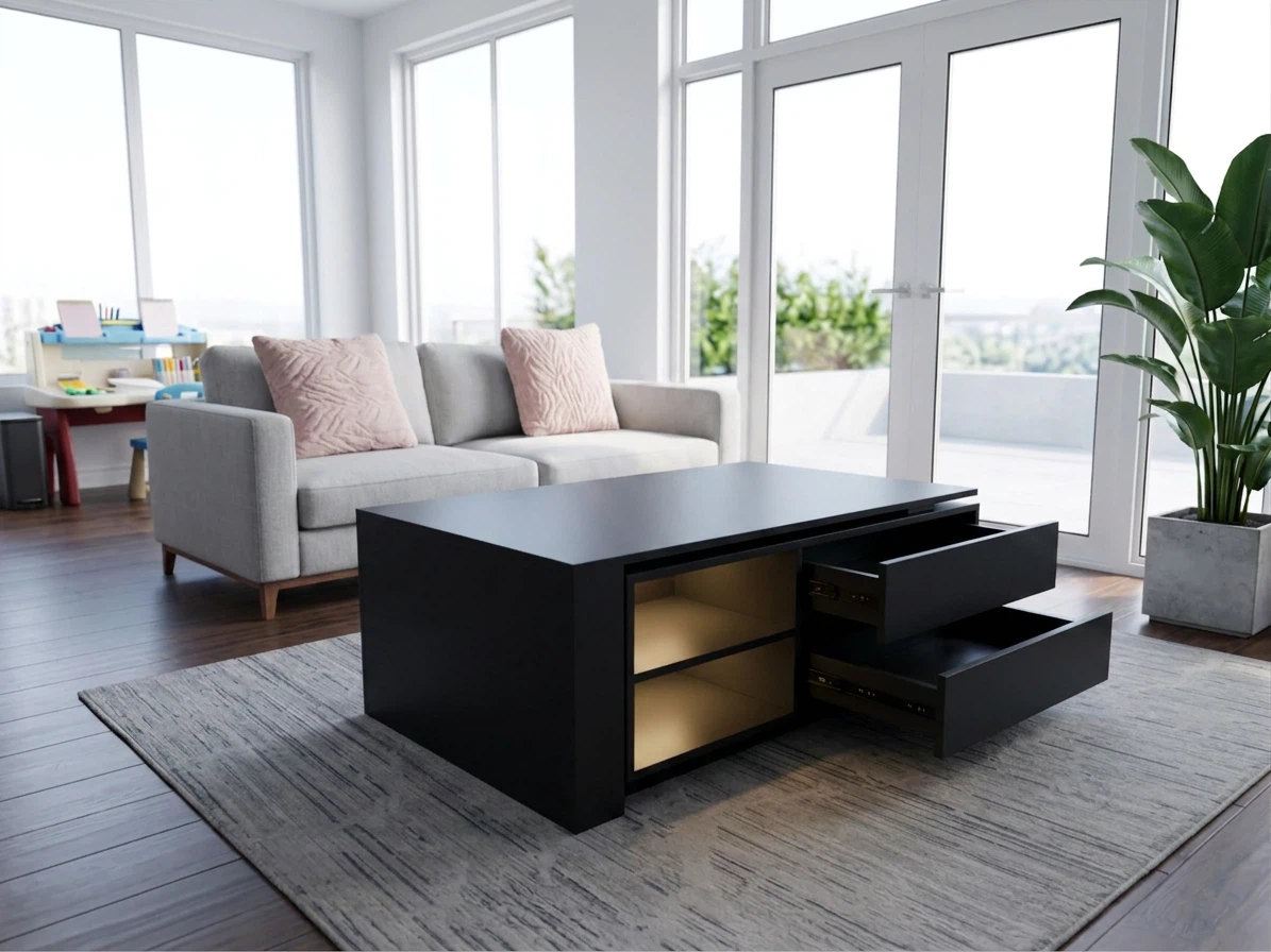 Modern Coffee Table with Storage - photo 3