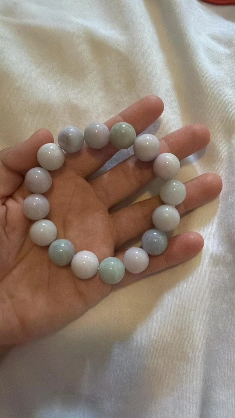 Jade Beaded Stretch Bracelet - photo 2