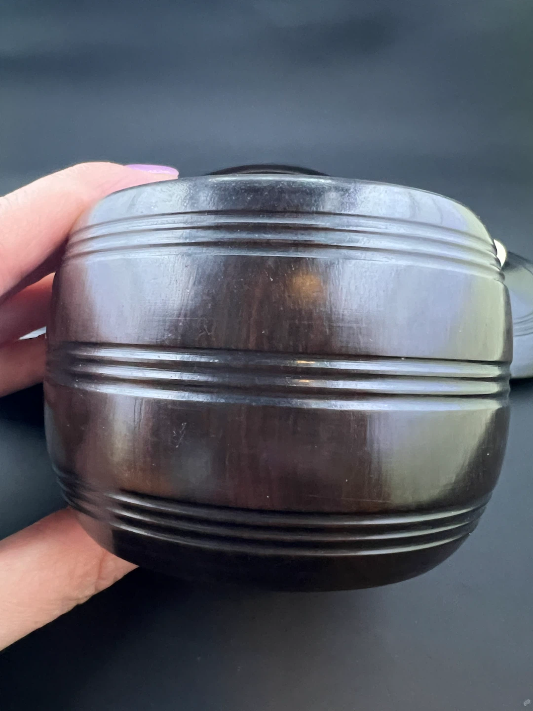 Vintage Japanese Lidded Wood Bowls/Trinkets - photo 5
