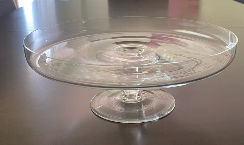 Glass Cake Stand with Dome - photo 3