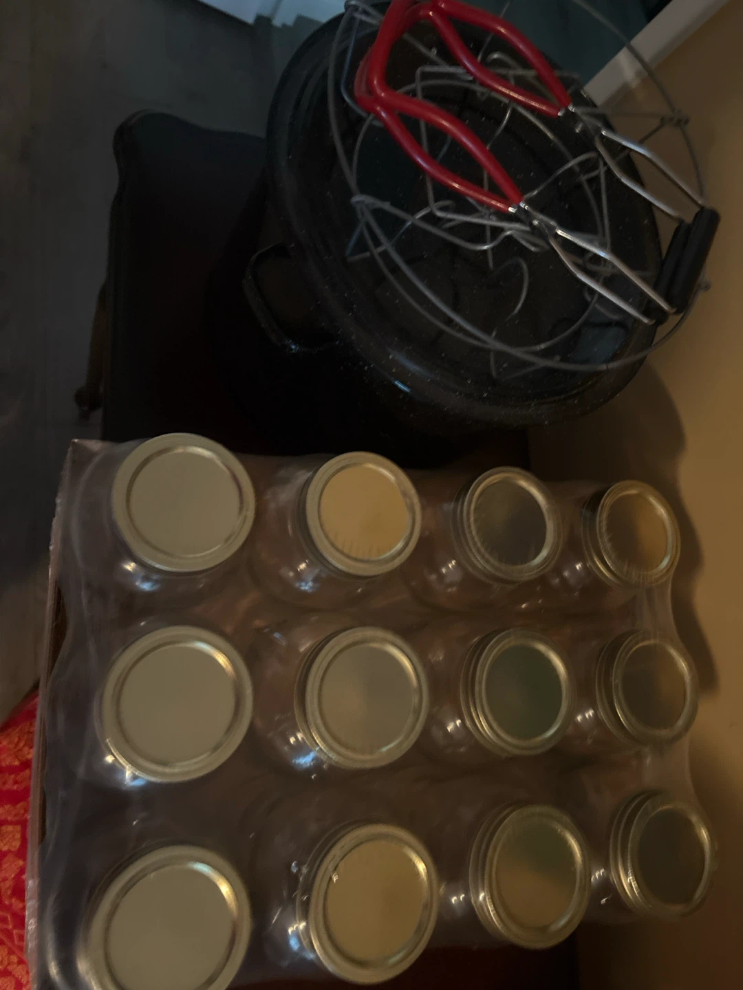 Golden Harvest Canning Jars with Water Bath Canner