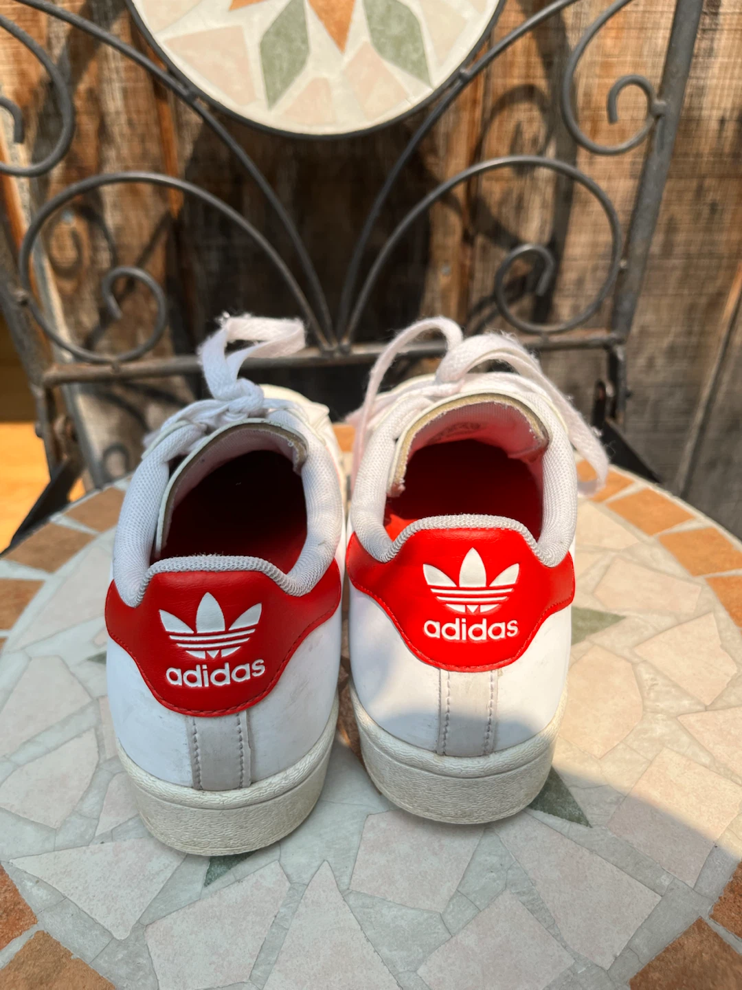Adidas Superstar Sneakers White/Red - Size 5 - photo 5
