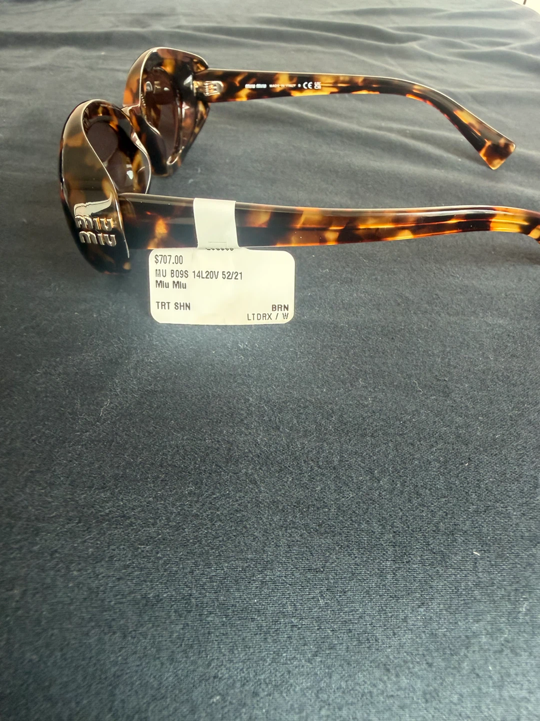Miu Miu Tortoiseshell Sunglasses MU 809S Authentic / Brand New - photo 2