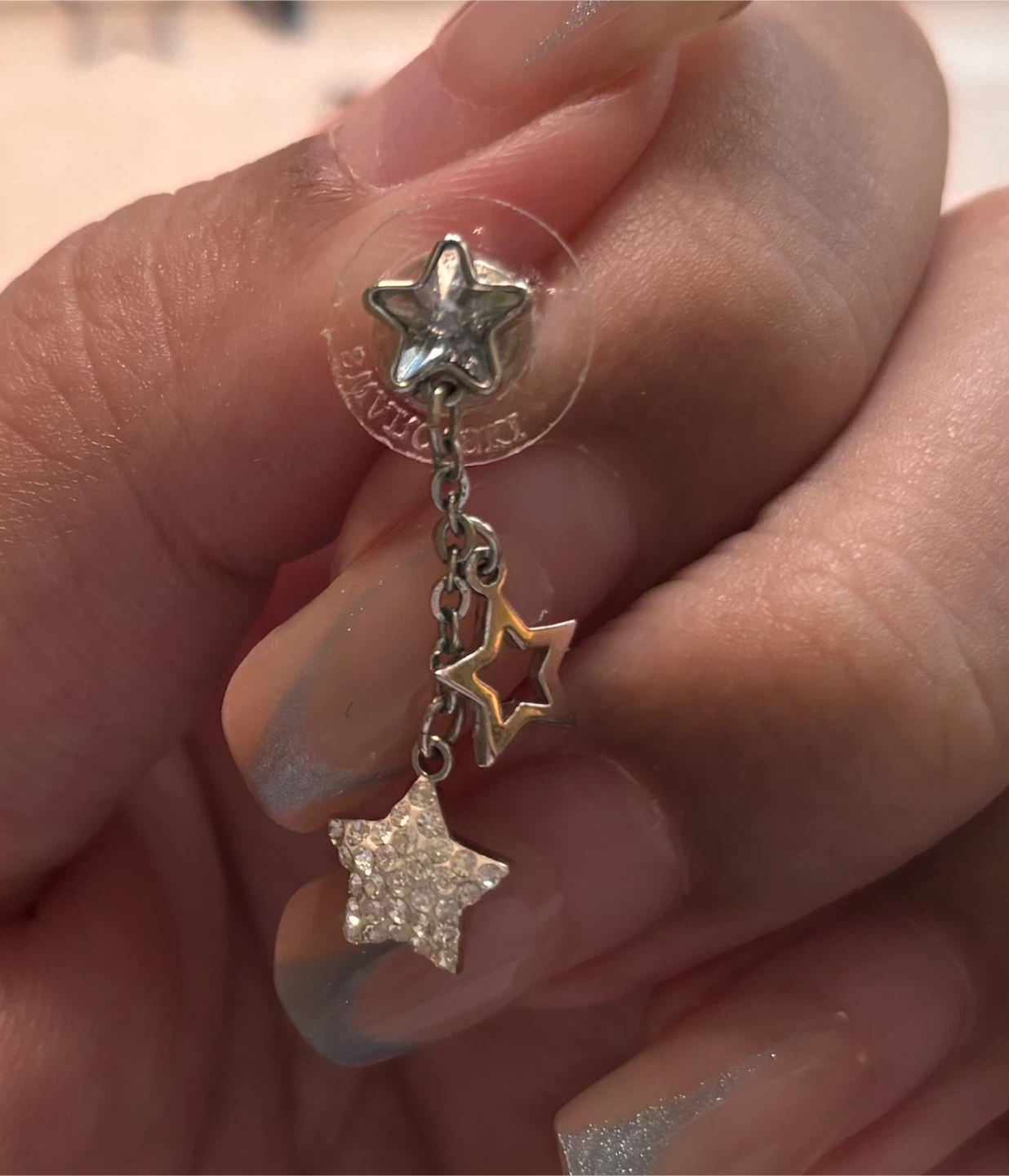 Swarovski Star Dangle Earrings - photo 2