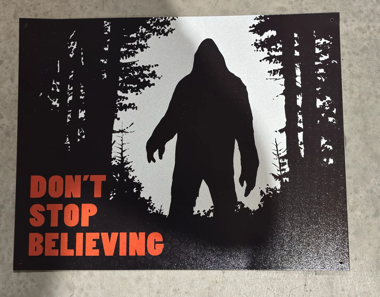 Metal Sasquatch/Bigfoot Signs - photo 3