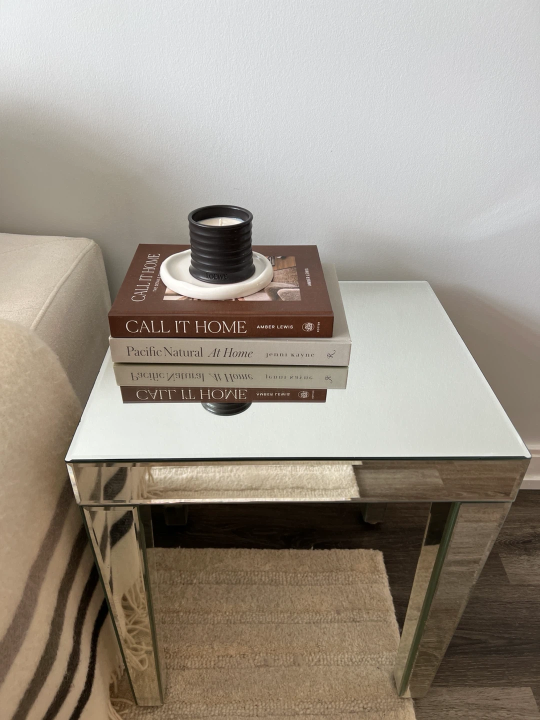 Mirrored end table - photo 2