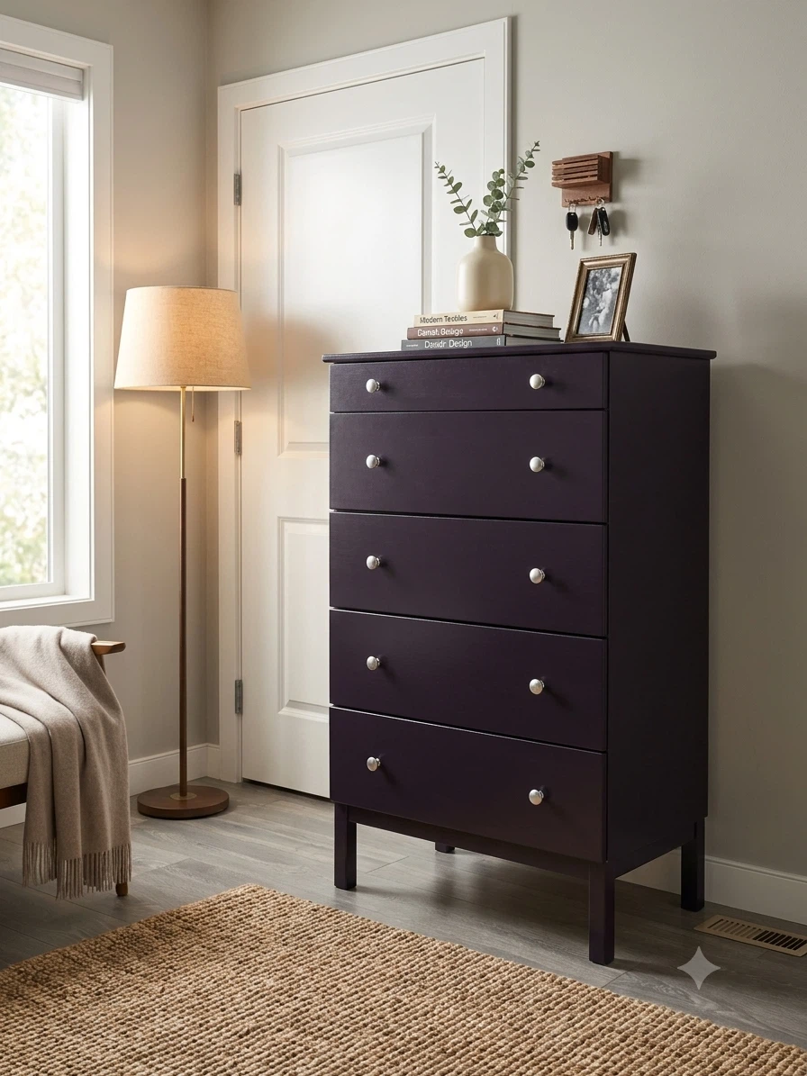 5-Drawer Tall Dresser