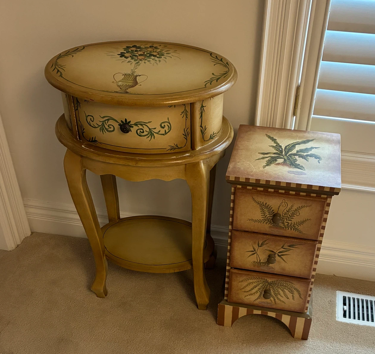Set of Two Decorative Accent Tables