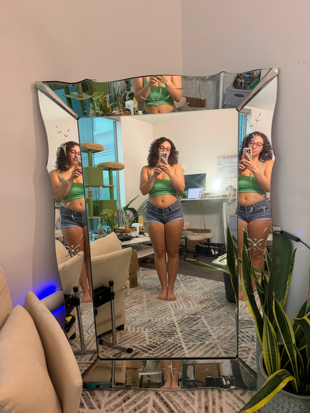 Vintage Woodframe Mirror (Originally purchased for $1000)