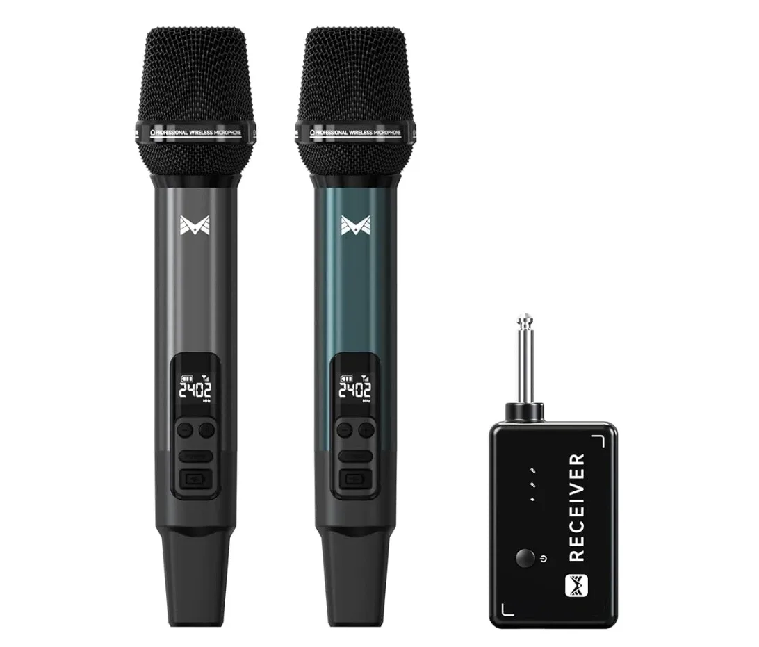 Wireless Microphones, Professional Rechargeable