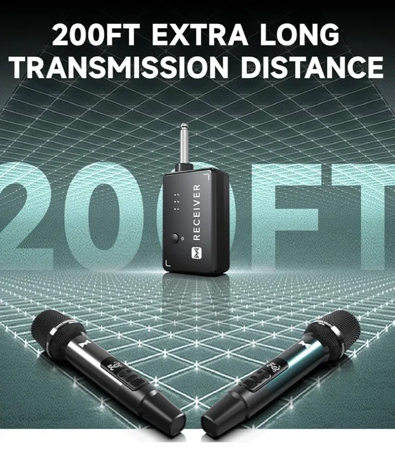 Wireless Microphones, Professional Rechargeable - photo 3