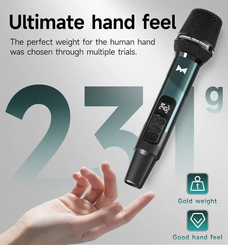 Wireless Microphones, Professional Rechargeable - photo 5