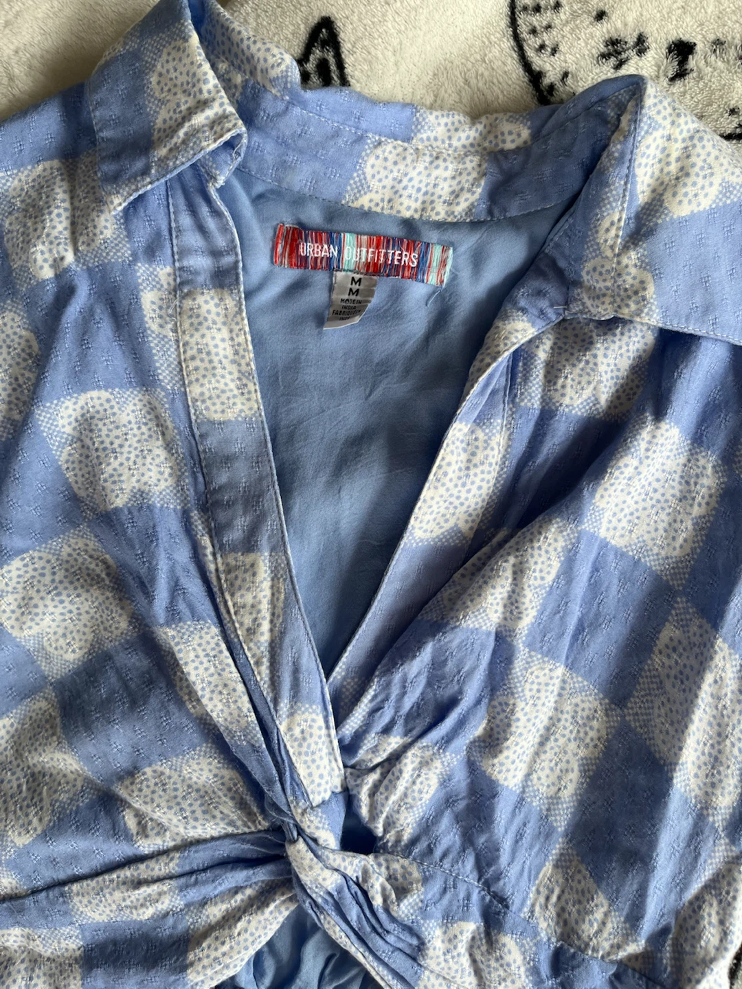 Urban Outfitters Blue & White Mini Dress - photo 3