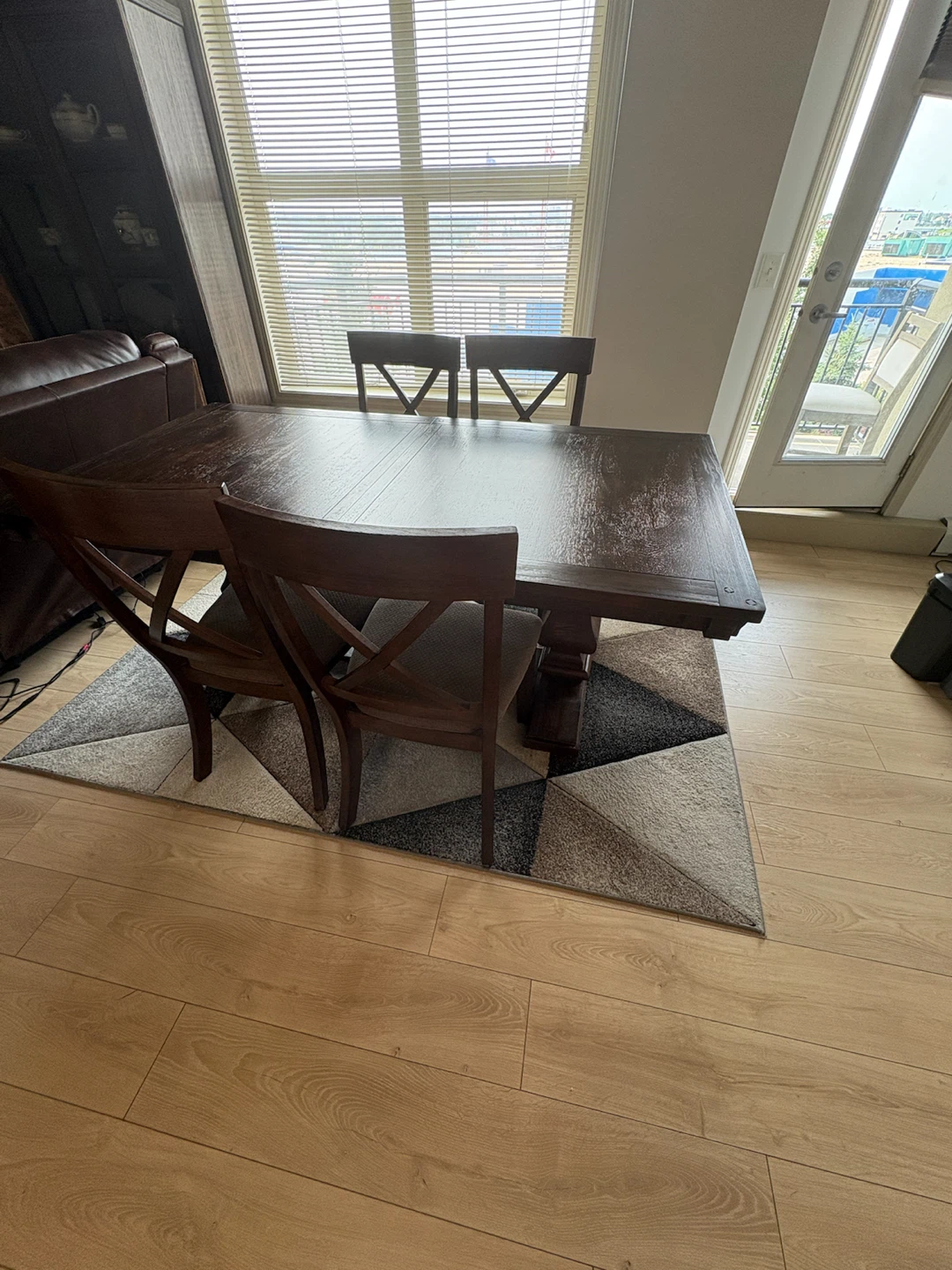 Dark Wood Dining Table - photo 2