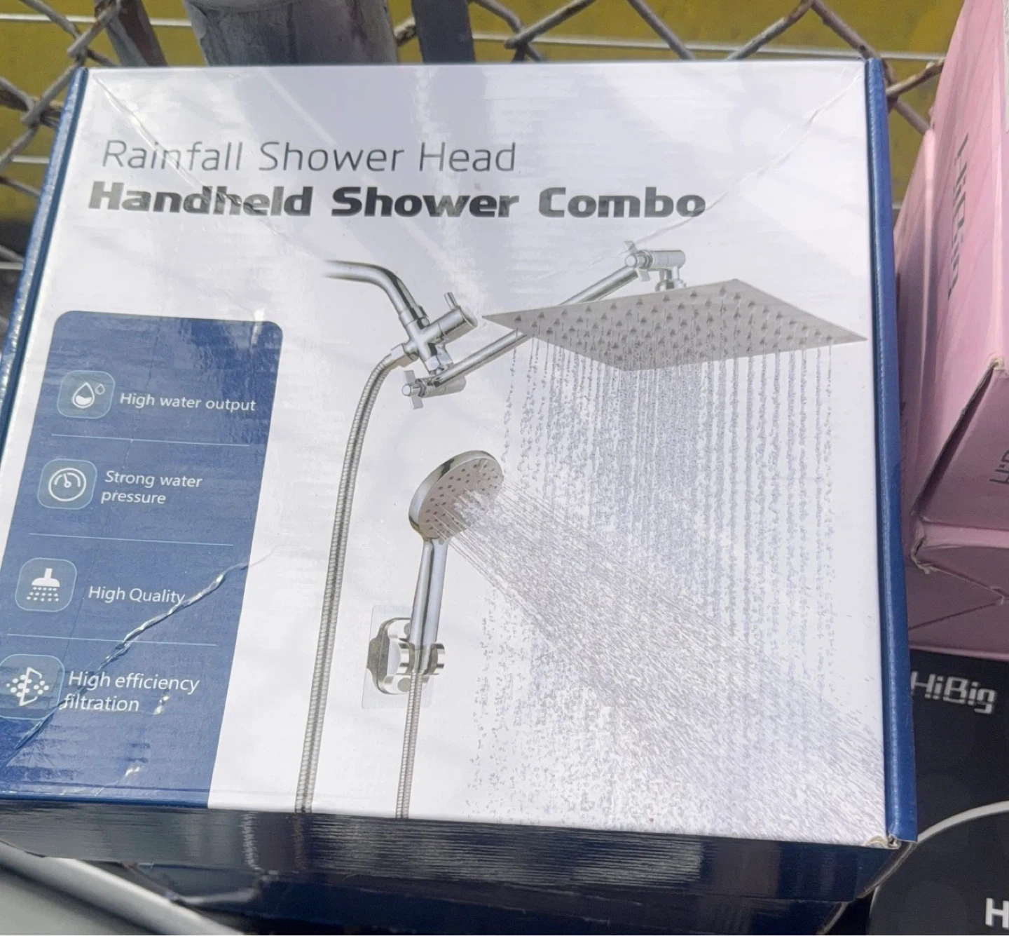 Rainfall Shower Head Handheld Shower Combo