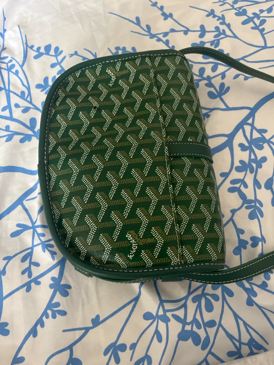 Goyard Green Canvas Shoulder Bag - photo 2