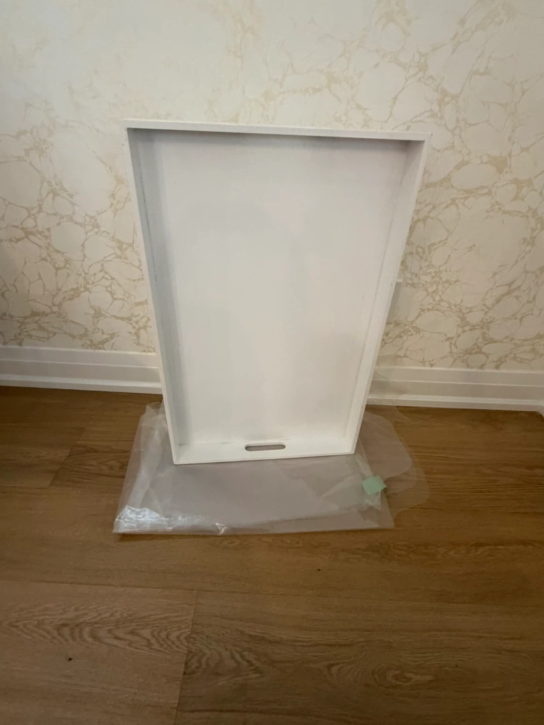 Oversized Serving Tray with Handles - photo 3