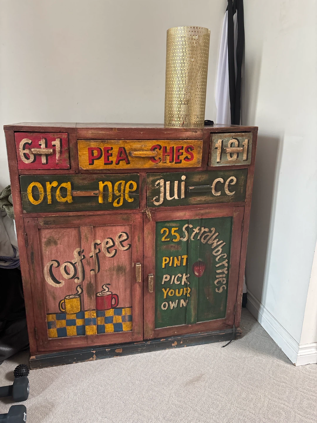 Vintage Wood Cabinet
