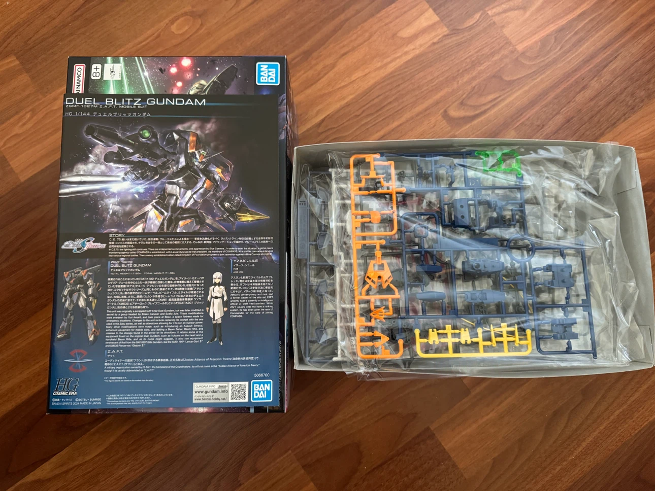 HG 1/144 Duel Blitz Gundam Model Kit - photo 2