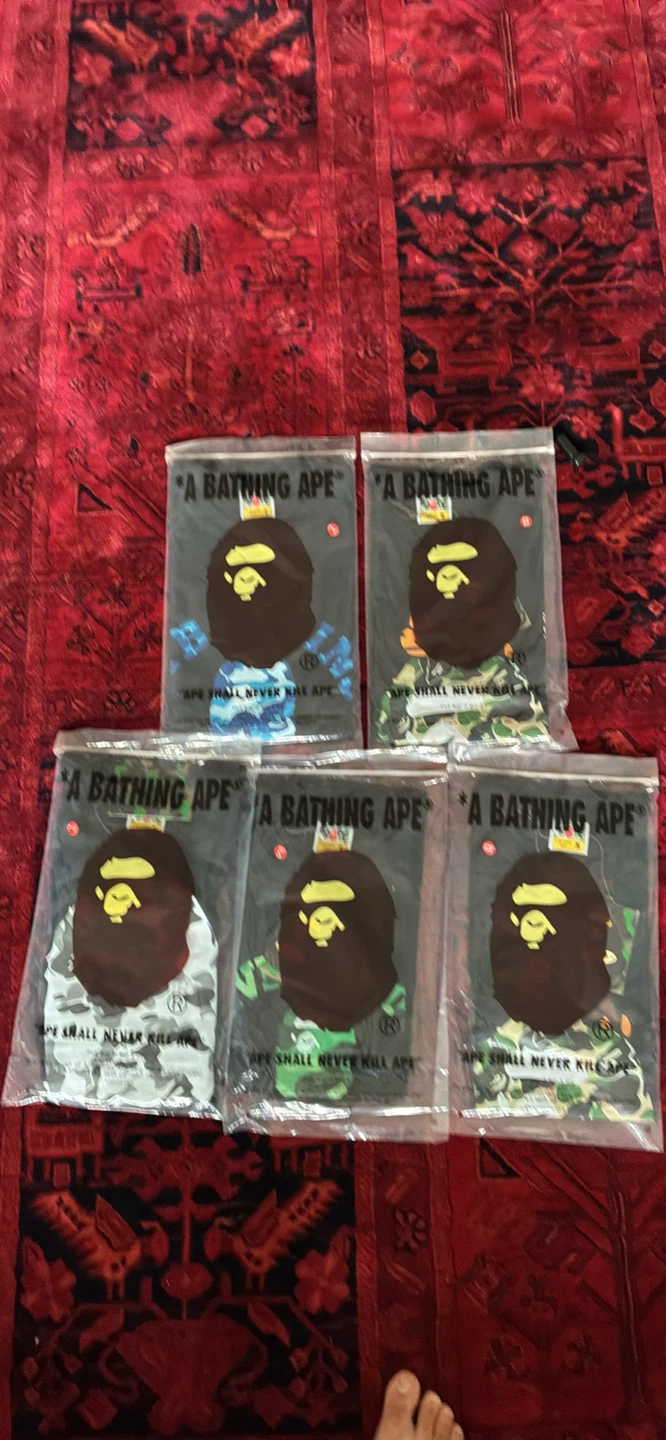 A Bathing Ape T-Shirts - 5 Pack
