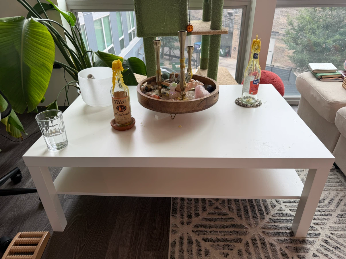 White Large Coffee Table