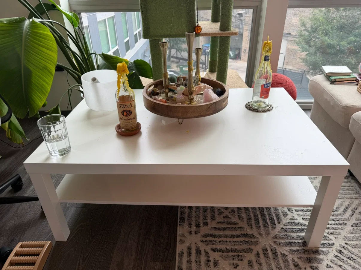 White Large Coffee Table