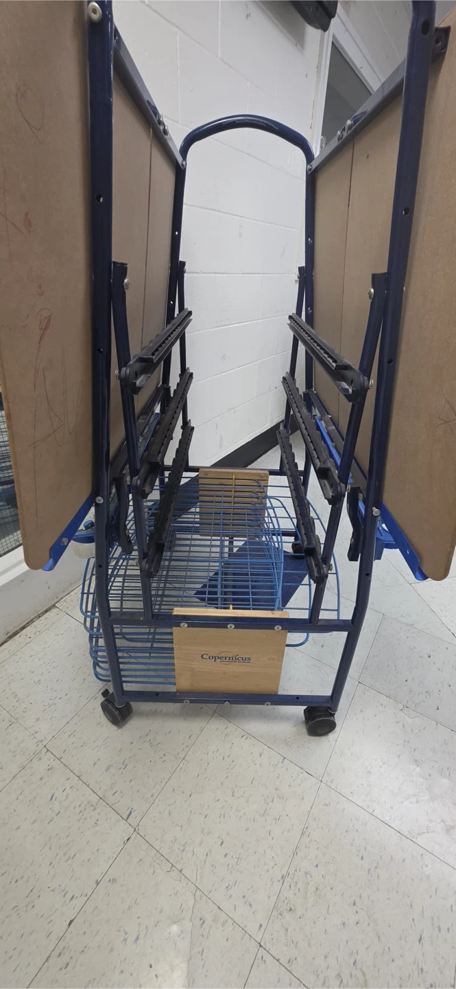 Copernicus Double-Sided Art Easel with Storage Cart - photo 2