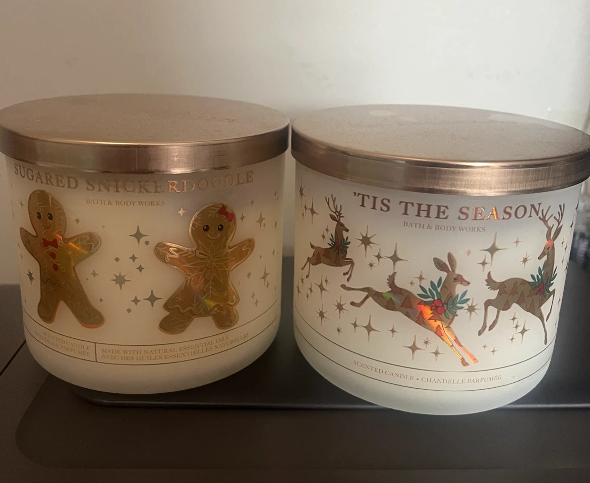 2 Bath & Body Works Scented Candles (Bundle)