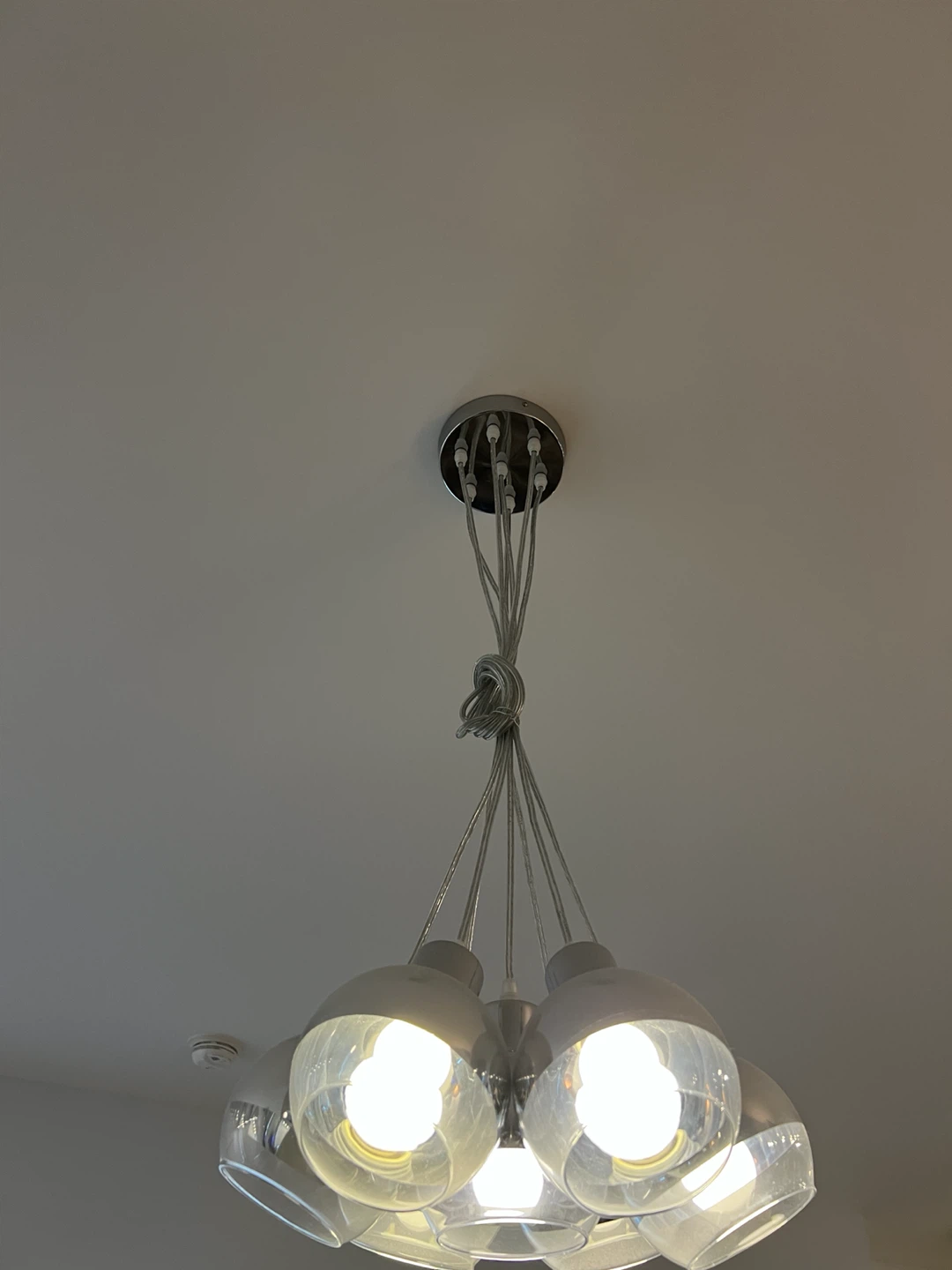 Modern Chandelier Chrome Light Fixture - photo 2