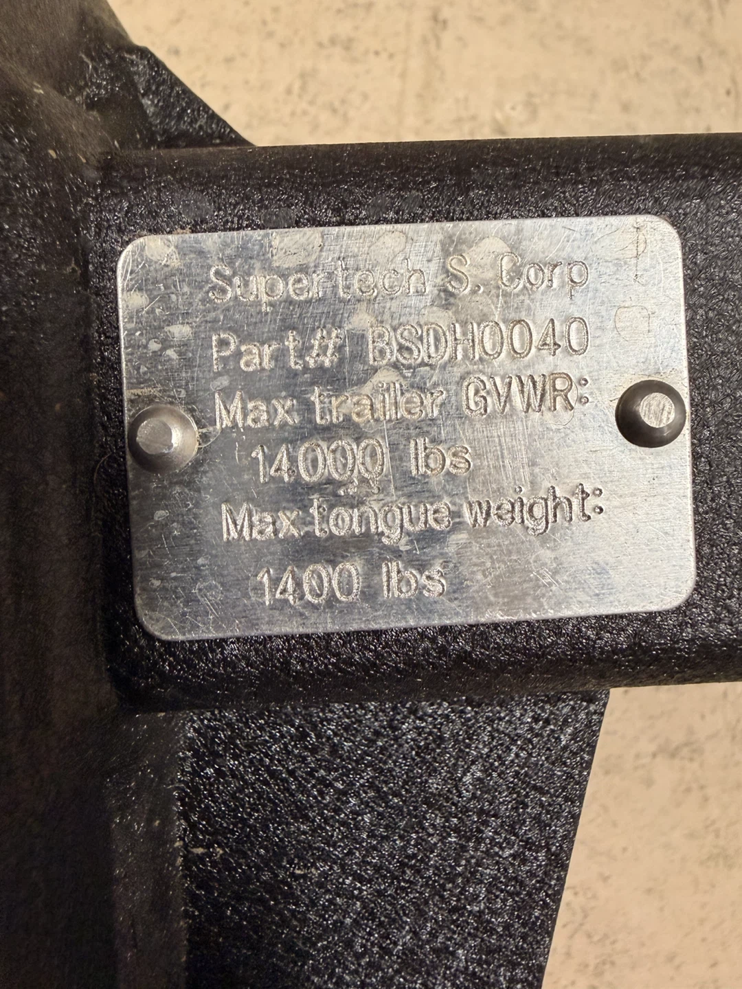 Adjustable Steel Drop Hitch high capacity 14,000 - photo 3