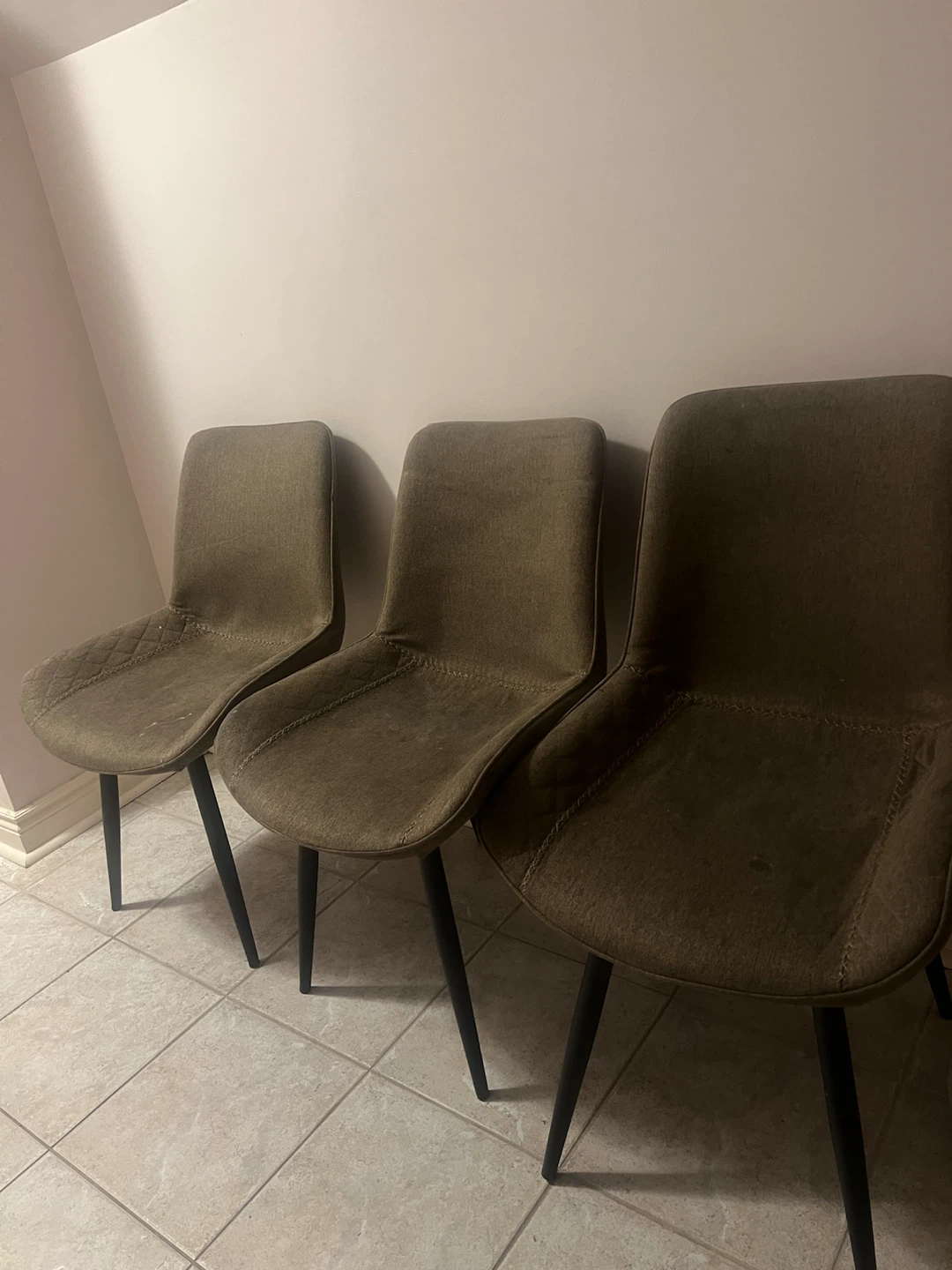 Set of 3 Accent Chairs