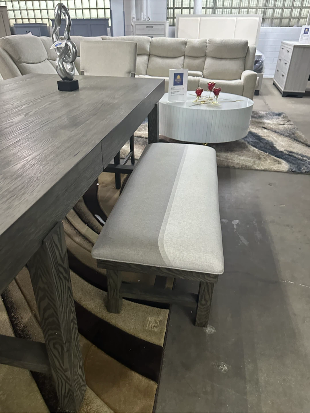 Dining Room Table, Bench, and 4 Chairs Set - photo 3