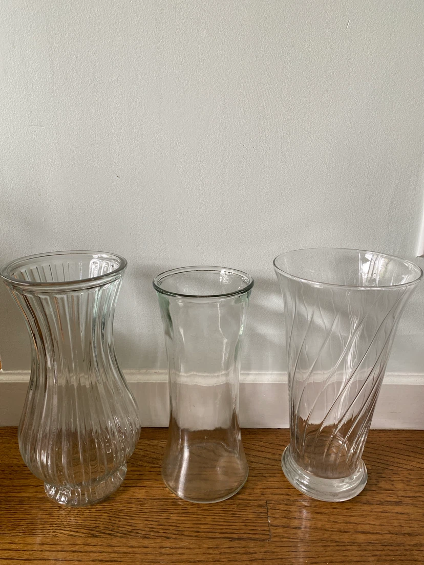 Glass Vases Set