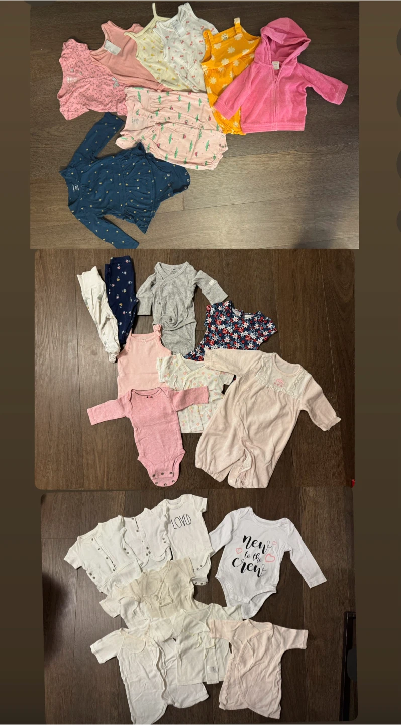 25 pieces clothes Baby Onesies