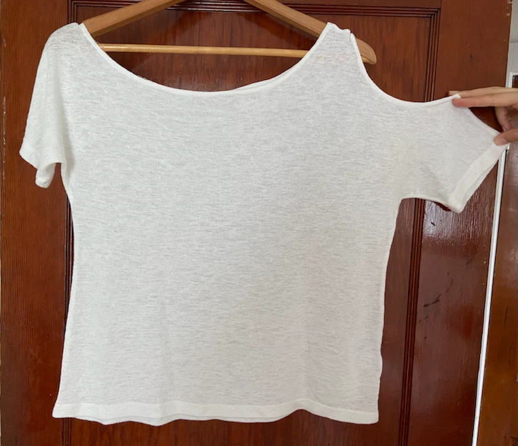 LNA White Cut-Out Top - photo 2
