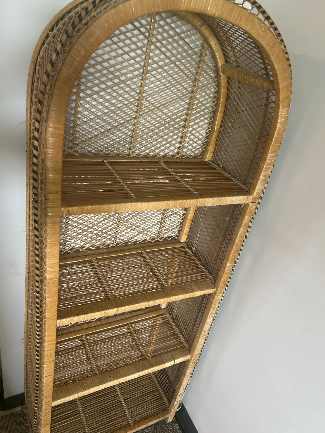 Wicker Shelf Unit - photo 2
