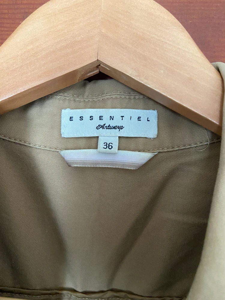 Essentiel Antwerp Tan Blazer Jacket Size 36 - photo 4