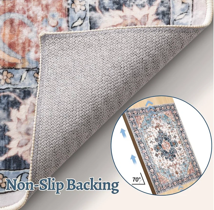 3 x 4 Area Rug with Non-Slip Backing - photo 3